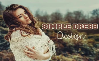 Simple dress design ideas with stylish and elegant patterns