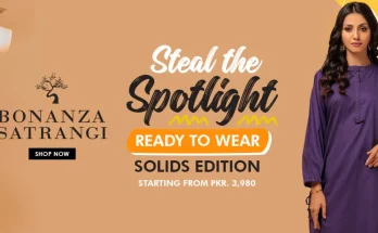 Bonanza sale collection featuring lawn suits and traditional dresses on discount