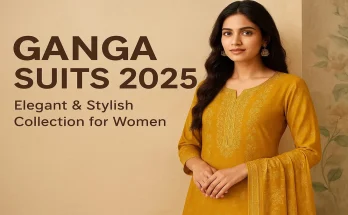 Ganga Suit Summer Collection 2025 with elegant unstitched lawn fabric