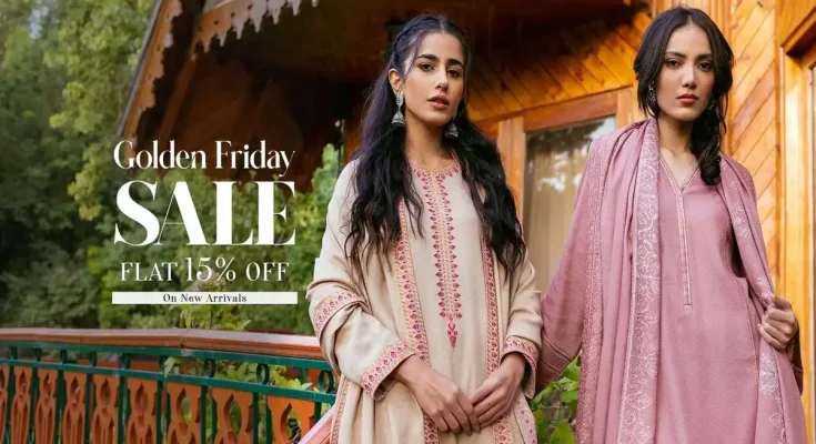 Kayseria winter sale collection with luxury unstitched and stitched dresses for women in Pakistan