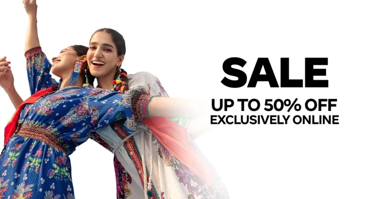 Stylish Khaadi lawn collection with printed and embroidered dresses