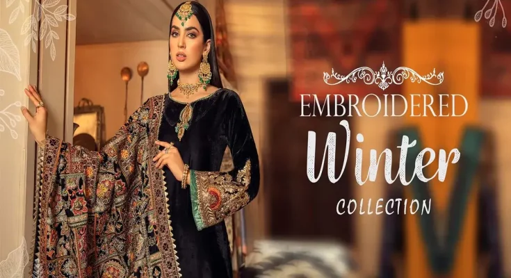 Khuda Baksh formal wear collection with elegant embroidered designs for women