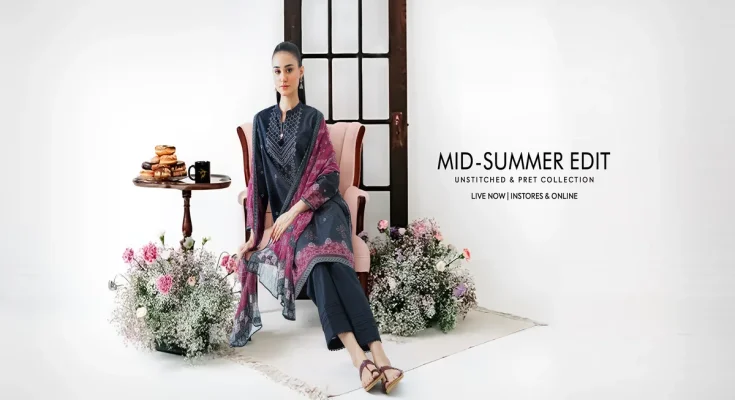 Zeen Lawn Sale unstitched and pret lawn suits collection with stylish prints and premium fabrics
