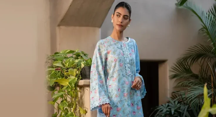 Zeen unstitched lawn sale offering 50% discount on 3-piece and 2-piece summer dresses