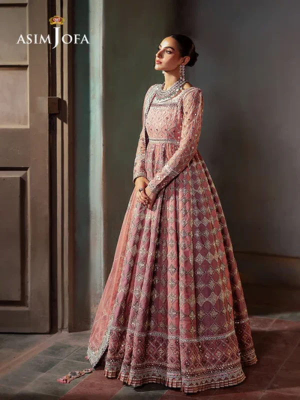 Asim Jofa bridal lehenga collection featuring luxurious embroidery and rich fabrics for brides