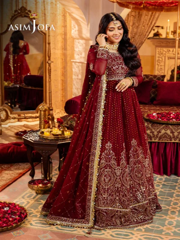 Asim Jofa wedding collection with elegant bridal and formal dresses in Pakistan