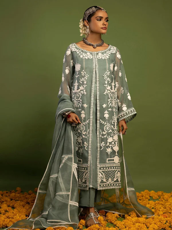 Warda lawn summer unstitched suits with floral prints for women in Pakistan