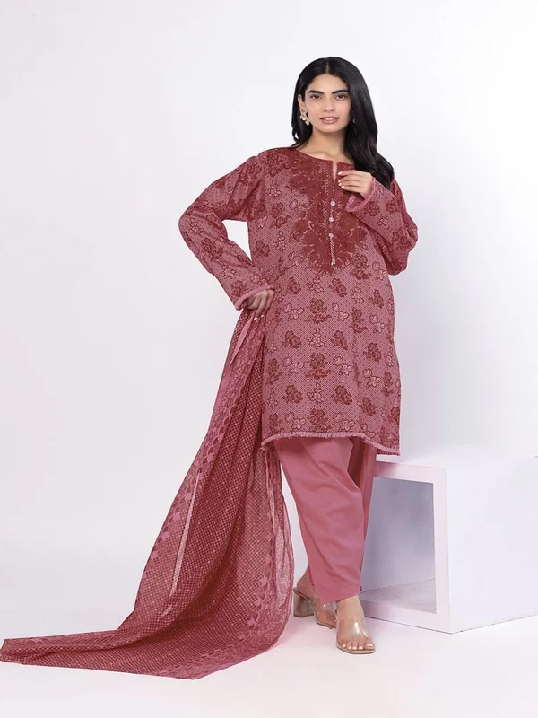 Khaadi khaddar sale women unstitched and stitched winter dresses with vibrant prints